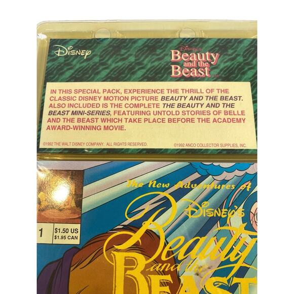 New Sealed Disney Beauty and the Beast Comic Book 2 Issues Limted Edition Serial - Picture 2 of 3